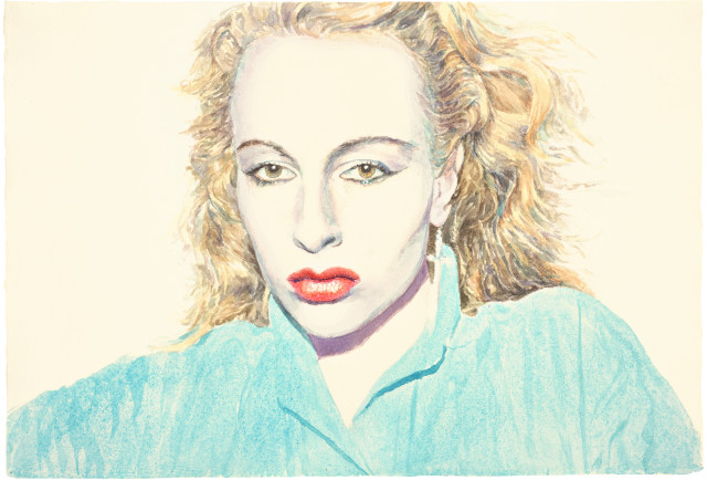 Franz Gertsch  : Irène XI , 1982