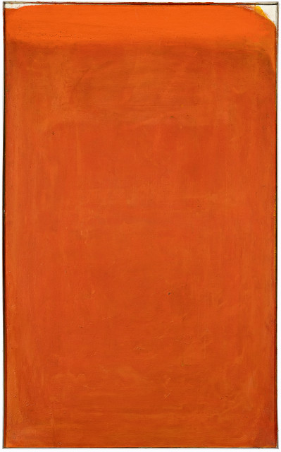 Arnulf Rainer : Orange Übermalung, 1960