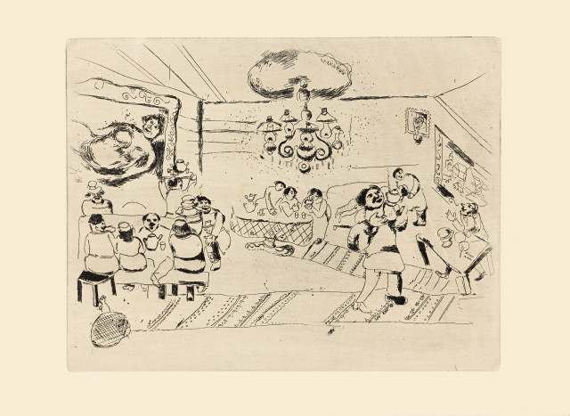 Marc Chagall  : Nicolas Gogol. Les Âmes mortes , 1927-1930, published 1948