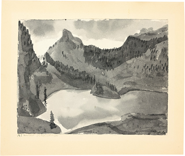Paul Klee  : A1 Unterer Stockhornsee , 1915 - work number 1915.164