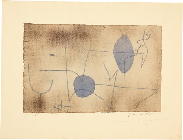 Paul Klee : Zweig und Blatt, 1934 - work number 1934.165 (S 5)