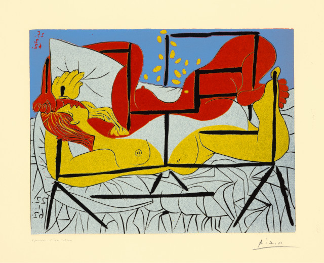 Pablo Picasso : Danaé, Mougins, 22 January and 25 February 1962