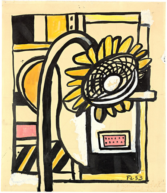 Fernand Léger : Le tournesol, 1953