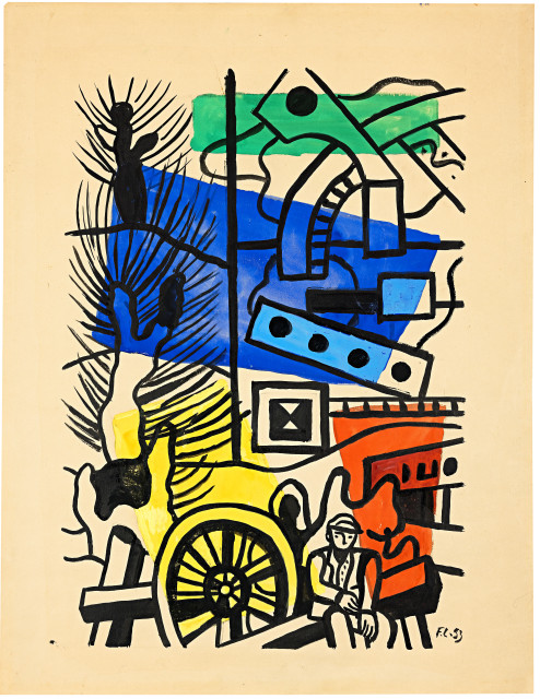 Fernand Léger  : La ville , 1953 