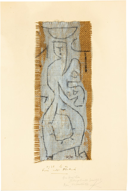 Paul Klee : Frau mit Fürtuch, 1938 - work number 1938.179 (L 19)