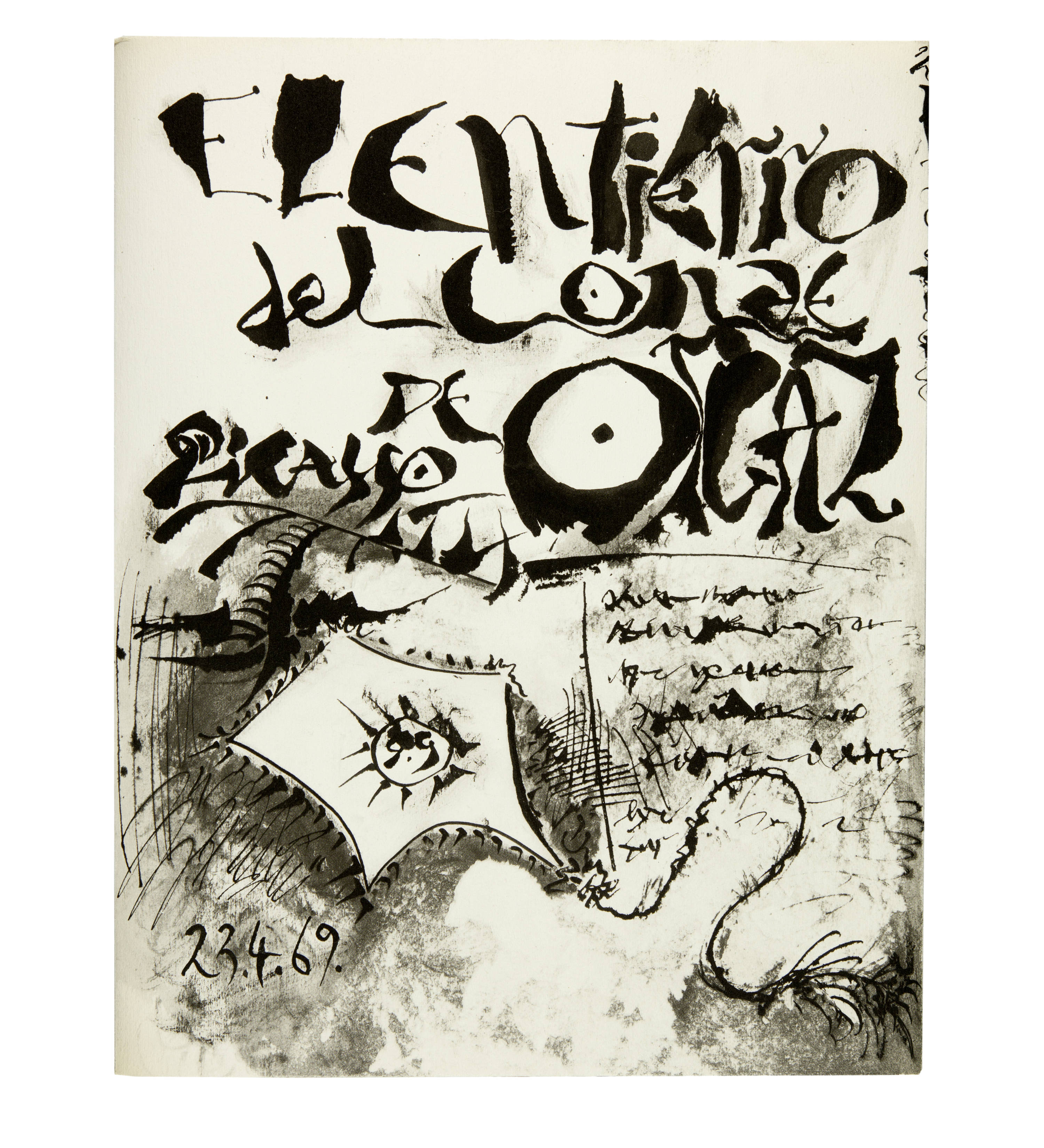 Pablo Picasso El entierro del Conde de Orgaz. Illustrado, 1969