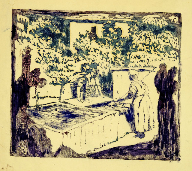 Giovanni Giacometti : Frauen am Brunnen, 1921