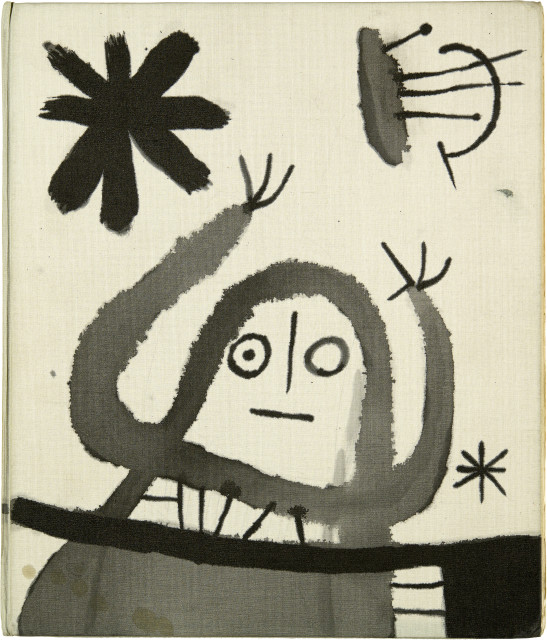 Joan Miró  : Maquette für einen Buchentwurf , Circa 1960