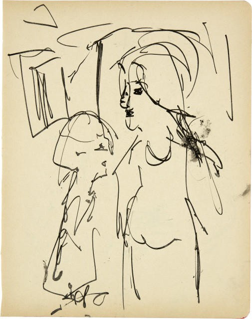 Albert Müller : Skizzenbuch, Circa 1924