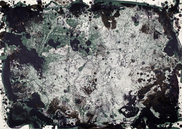 Sam Francis : Another Footprint. Farbvariante, 1971