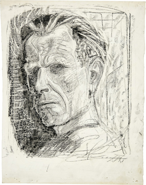 Otto Dix : Selbstbildnis III, 1948