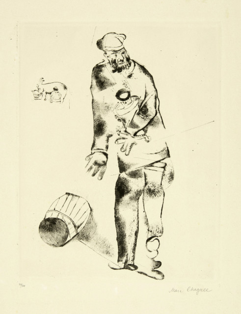 Marc Chagall  : Der Vater - Le père , 1922 