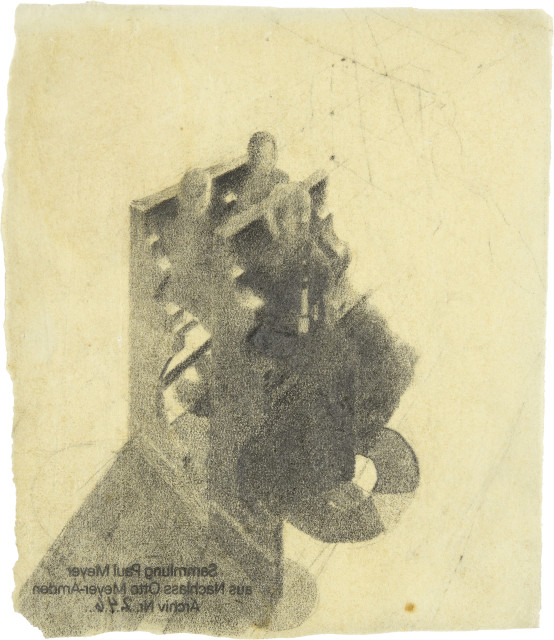 Otto Meyer-Amden : Drei Knaben in zwei Kirchbänken, 1923-1924