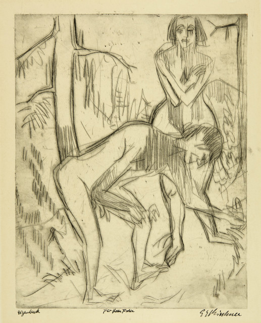 Ernst Ludwig Kirchner : Adam und Eva, 1923