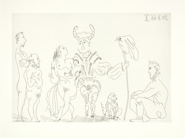 Pablo Picasso  : Fernand Crommelynck. Le cocu magnifique.  ..., 1968