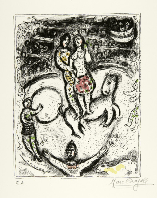 Marc Chagall : Cirque, 1978