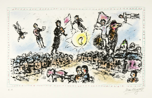 Marc Chagall : Célébration, November 1982