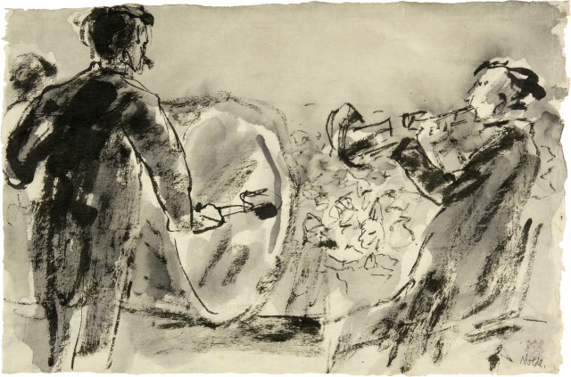 Emil Nolde  : Musikkapelle , Circa 1910