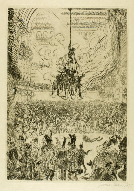 James Ensor : La vengeance de Hop-Frog, 1898