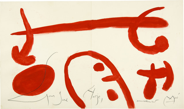 Joan Miró : Ohne Titel, Circa 1960