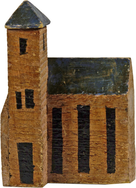 Lyonel Feininger : Kirche mit grünem Dach, 1926-1955