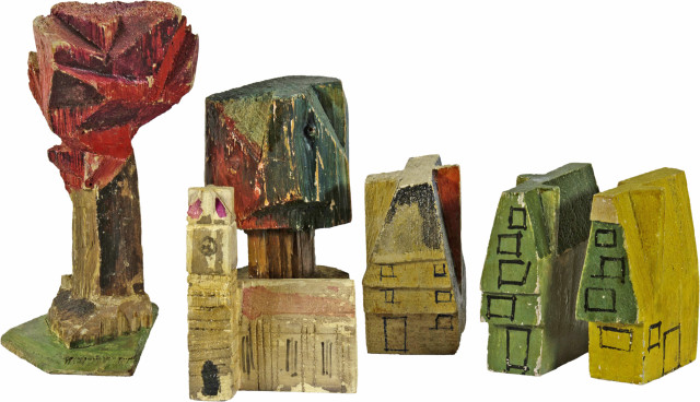 Lyonel Feininger : Häuser und Bäume, 1926-1955