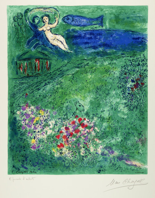Marc Chagall : Le verger, 1973