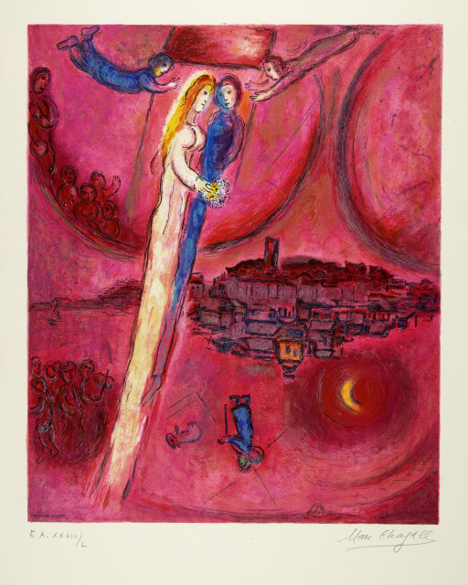 Marc Chagall  : Le cantique des cantiques , 1975