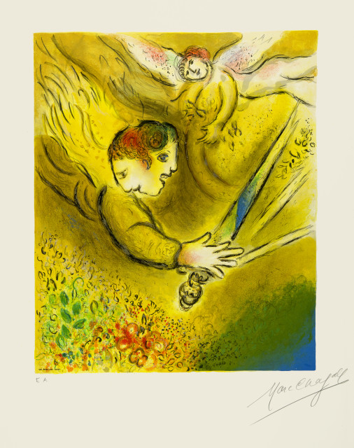 Marc Chagall : L'ange du jugement, 1974
