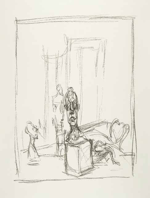 Alberto Giacometti : L'Atelier de Stampa: 'Tête de Diego sur ..., 1956