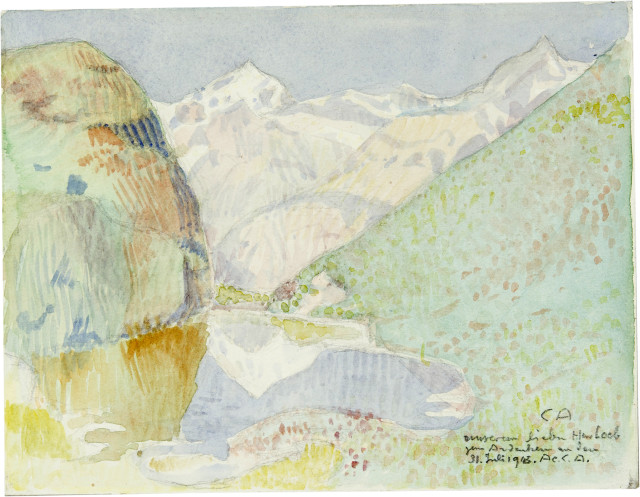 Cuno Amiet : Ryffelalp bei Zermatt, 1943