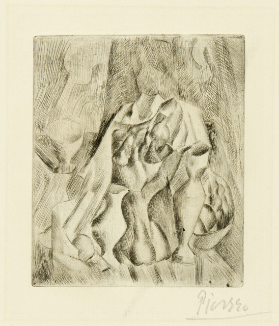 Pablo Picasso  : Nature morte au compotier , Paris, Winter 1908-1909