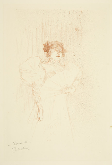 Henri de Toulouse-Lautrec : Luce Myrès, de face, 1895