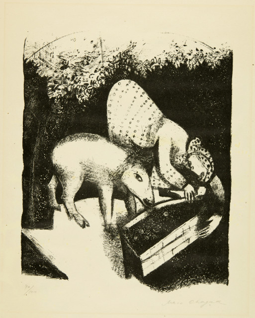 Marc Chagall : L'auge, 1924
