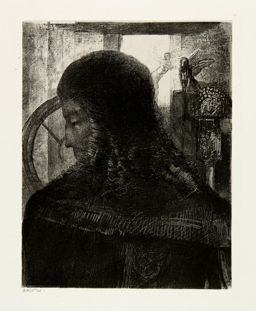 Odilon Redon : Vieux chevalier, 1896