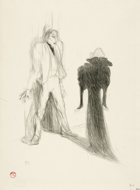 Henri de Toulouse-Lautrec : Lugné-Poé, dans 'Image', 1894