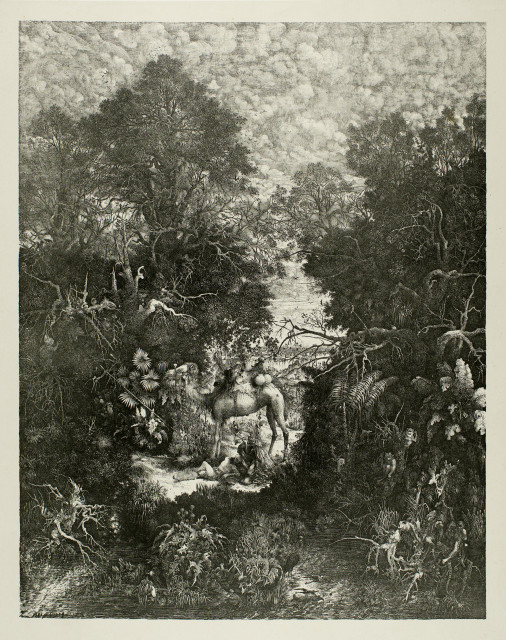 Rodolphe Bresdin : Le bon samaritain, 1861 resp. 1868