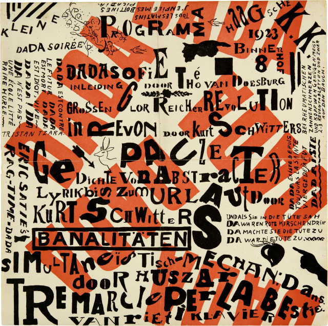 Dada  : Theo van Doesburg und Kurt Schwitters.  ..., 1923