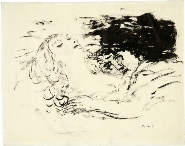 Pierre Bonnard : Couple endormi (Les amants), Circa 1919