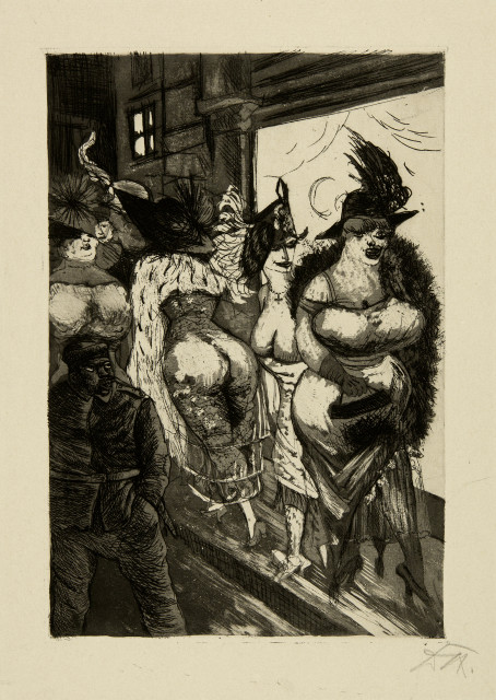 Otto Dix  : Frontsoldat in Brüssel , 1924 