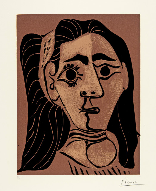 Pablo Picasso : Jacqueline au bandeau. II, Mougins, 13 February 1962