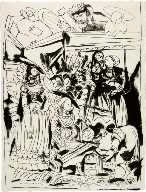 Pablo Picasso  : David et Bethsabée , Sunday, 30 March 1947