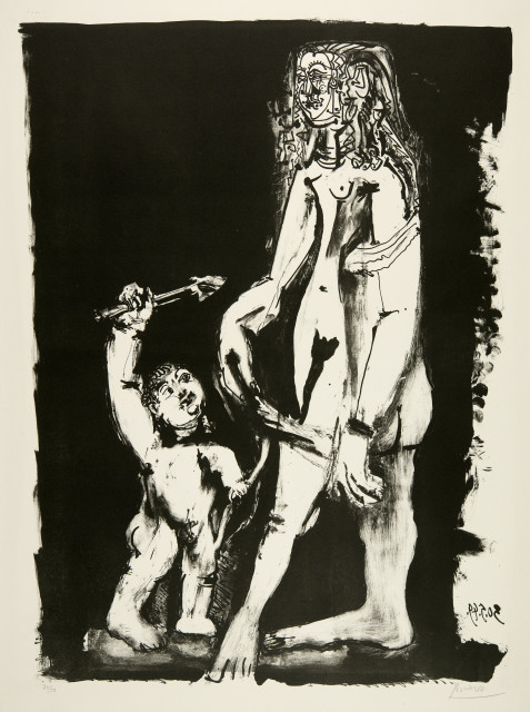 Pablo Picasso : 'Vénus et l'amour', d'après Cranach. Deuxi�..., 30 May 1949