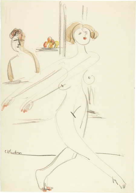 Ernst Ludwig Kirchner : Nackte Tänzerin, 1927-1930