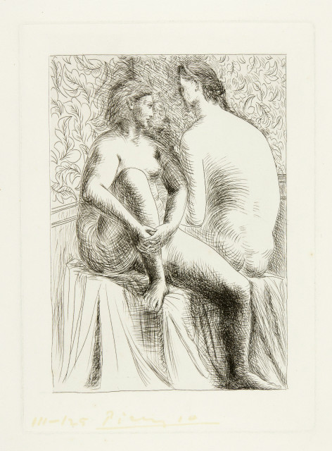 Pablo Picasso  : Deux femmes nues. II , Boisgeloup, 30 September 1930
