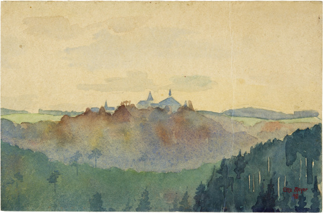 Otto Meyer-Amden : Landschaft, 1910