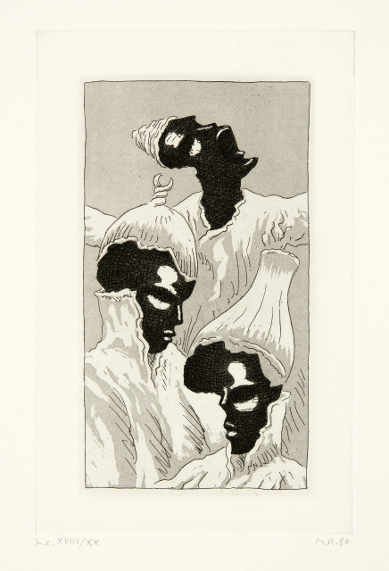 Markus Raetz  : Impressions d'impressions d'Afrique , 1980