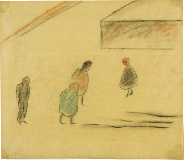 August Macke : Kinder auf der Strasse, 1912
