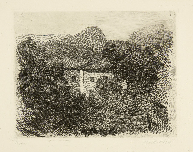 Giorgio Morandi : Paesagggio di Roffeno, 1936