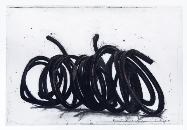Bernar Venet : Four Indeterminate Lines, 2014